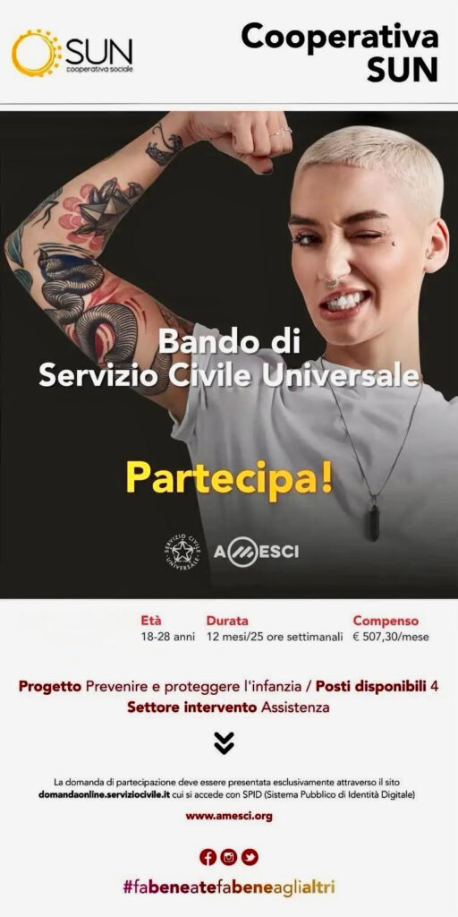 locandina servizio civile